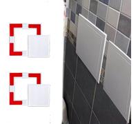 Kanduo Pannello di accesso, copertura in plastica for pannello di accesso autoadesivo da 2 pezzi for bagno, portello for foro idraulico piatto rinforzato(250x250mm/9.8x9.8in)