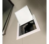 Kanduo Pannello di accesso Copriforo bianco for porte di facile accesso for impianti idraulici, coperture for pannelli di accesso a parete in metallo(20x15cm/7.8x6in)