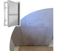 Kanduo Pannello di accesso magnetico for parete piastrellata, coperchio della piastra di accesso in alluminio con portello di ispezione piastrellabile nascosto(28x40in (70x100cm))