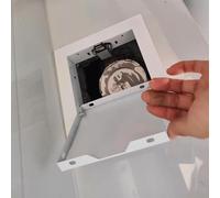 Kanduo Pannello di accesso Porta di accesso facile alla parete Magnetica, coperchio for portello di ispezione idraulica con funzione di clic(25x25cm/9.8x9.8in)