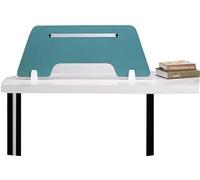 KAnduo Pannello divisorio for scrivania, divisorio Acustico autoportante antirumore con Piedini di Supporto(Blue-b,30X100X0.5CM)