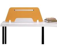 KAnduo Pannello divisorio for scrivania, divisorio Acustico autoportante antirumore con Piedini di Supporto(Orange,30X80X0.5CM)