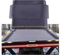 Kanduo Panno per Biliardo Tovaglia di Ricambio for Tavolo da Biliardo da 9 Piedi/2,8 Metri, 6 Pezzi di Stoffa Laterale, Feltro Grigio, for Uso Domestico e al Bar