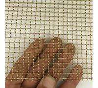 Kanduo Schermo a Rete Metallica, Rete filtrante ad Alta densità in Rete di Ottone, Rete di Rame schermante Schermo a Rete in Rame(Brass 10mesh)