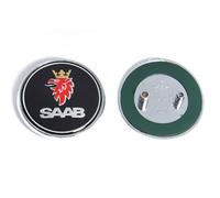 KAnduo Stemmi Decorazioni per Auto Compatibile con per Saab 9 3 9 5 9-3 9-5 Saab 68mm 2 3 Pins,2 Pins-C