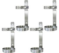 Kanduo Supporto for bombola di propano a Parete 1 2 3 4 5 Pezzi, for ambulanze/Ospedale/Scuola(4pack,Dia 14cm (5 1/2in))