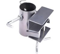 KAnduo Supporto for ombrellone da Giardino, Supporto for Esterno Resistente, Staffa di Montaggio con Morsetto in Metallo Manicotti in Gomma for Sedia a Sdraio