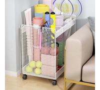 KAnduo Supporto per Tappetino da Yoga Carrello Porta Tappetino Yoga for Palestra di casa, Studio, Grande capacità, for Tappetino Yoga, for Rullo di Schiuma, Attrezzatura Sportiva(White,53X48X33cm)