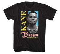 Kane Brown - Different Man Tri Color - American Classics - Solid Black Adult Sho