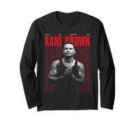 Kane Brown Repeating Name with Photo Country Music Maglia a Manica