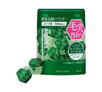 Kanebo Suisai Beauty Clear Green Enzimi Face Wash Polvere Trial Size | Cica & Amino Acid Face Cleanser for Breakout Prone Skin | Travel-Friendly Capsule, Made in Japan