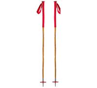 Kang - Bâtons de ski - Bamboo Freeride Red - Taglia 125 cm - rosso