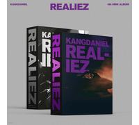 KANG DANIEL 4° Mini Album [REALIEZ] SET 2Ver CD+Libro+P.Card+Adesivo+Bigliett...