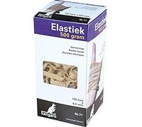 Kangaro 77 - Elastico in gomma, 125 x 8,0 mm, 500 g, colore naturale