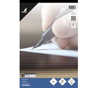 Kangaro K-5504 - Blocco note formato A4, a righe, 60 g, 100 fogli, 31 x 21 x 0,8 cm, colore: Bianco