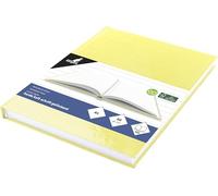 Kangaro Quaderno scolastico A5 line hard cover giallo pastello, 80 fogli, 80 g