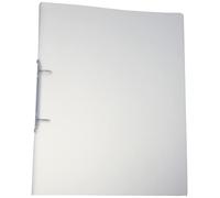 Kangaro Raccoglitore ad anelli, formato A4, 2 anelli, meccanismo a O, capacità 25 mm, materiale PP, colore trasparente