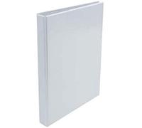 Kangaro - Raccoglitore ad anelli, formato A4, dorso 25 mm, colore: Bianco