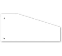 Kangaro Strisce divisorie, carta, bianco, 235x105 Trapez