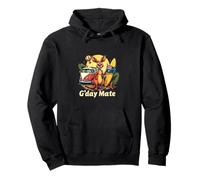 Kangaroo G'Day Mate Turisti Australia Felpa con Cappuccio