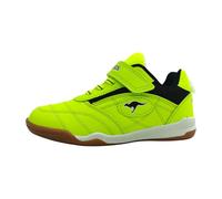 KangaROOS Backyard 2.0 Ev, Scarpe da Ginnastica per Ambienti Interni, Neon Yellow Jet Black, 38 EU