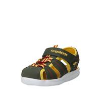 KangaROOS Calzatura aperta 'K-GROBI' giallo / verde scuro / bordeaux Bambini KangaROOS 24