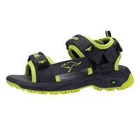 KangaROOS K-as Jamie, Sandali Bassi Unisex-Bambini, Raven Dino, 28 EU