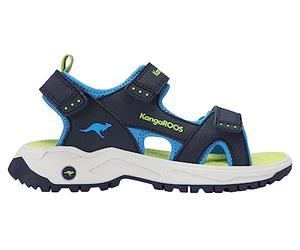 KangaROOS K-as Ture, Sandali Unisex-Adulto, Dk Navy Lime, 37 EU