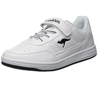 KangaROOS K-CP Gate Ev, Scarpe da Ginnastica Unisex-Adulto, White Jet Black, 39 EU