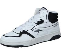 KangaROOS K-Draft Tony Mid, Scarpe da Ginnastica Unisex-Adulto, White Jet Black, 43 EU