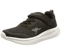 KangaROOS K-ft Tech Ev, Scarpe da Ginnastica Unisex-Adulto, Jet Black Steel Grey, 35 EU