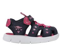 KangaROOS K-Mini, Sandali Bambina, Dk Navy Daisy Pink, 22 EU