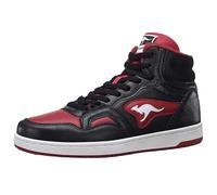 KangaROOS K-Slam Point Mid, Scarpe da Ginnastica Unisex-Adulto, Jet Black Rouge, 37 EU