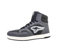 KangaROOS K-Slam Point Mid, Scarpe da Ginnastica Unisex-Adulto, Steel Grey Jet Black, 36 EU
