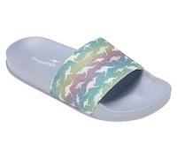 KangaROOS K-Slide Shine, Sandali Donna, Midnight Blue Animal, 35 EU