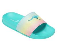 KangaROOS K-Slide Shine, Sandali Donna, Ocean Rainbow, 36 EU