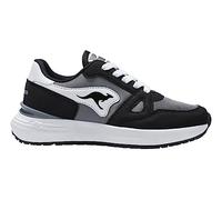 KangaROOS K-Sneak Jay, Scarpe da Ginnastica Unisex-Adulto, Jet Black Steel Grey, 39 EU