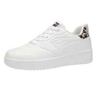 KangaROOS K-Top Sweeny, Scarpe da Ginnastica Donna, White Leo, 37 EU