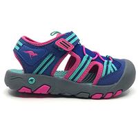KangaROOS K-Trek Trail, Sandali, Blu Notte Fandango Rosa, 30 EU