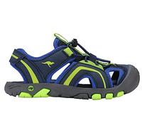 KangaROOS K-Trek Way, Sandali Unisex-Adulto, Dk Navy Lime, 35 EU