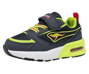 KangaROOS K-XI Reto Ev, Scarpe da Ginnastica Bimbo 0-24, Dk Navy Lime, 21 EU