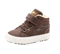 KangaROOS Kavu Iii, Scarpe da Ginnastica Basse Unisex - Bambini e ragazzi, Dark Brown Sand 01400 343, 21 EU