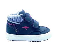 KangaROOS KAVU Primo V, Scarpe da Ginnastica Bambina, Dk Navy Fandango Pink, 21 EU