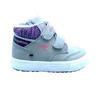 KangaROOS KAVU Primo V, Scarpe da Ginnastica Bambina, Vapor Grey Dusty Rose, 22 EU