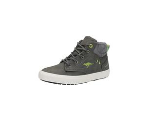 KangaROOS KAVU X, Scarpe da Ginnastica, Steel Grey Lime, 32 EU