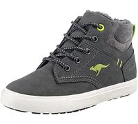 KangaROOS KAVU X, Scarpe da Ginnastica, Steel Grey Lime, 33 EU