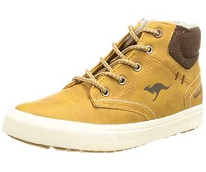 KangaROOS KAVU X, Scarpe da Ginnastica Unisex-Adulto, Tan/Coffee, 36 EU