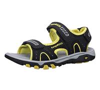 KangaROOS Kento K-Celtico, Sandali Unisex-Adulto, Jet Black Lemon Cromo, 37 EU