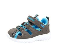 Kangaroos Ki-Rock Lite Ev, Scarpe da Ginnastica Basse Unisex Bimbi 0-24, Grigio (Steel Grey/Brilliant Blue 2007), 21 EU