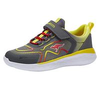 KangaROOS Kq-phara Ev, Scarpe da Ginnastica, Steel Grey Lemon Chrome, 32 EU